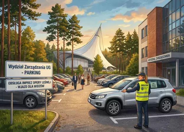 Parking service at the Faculty of Management from…